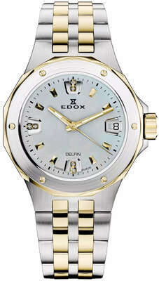 Edox Diver Date Lady Quartz 53100-357jm-nad