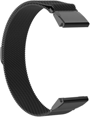 bracelet métallique Ricardo Muriana 22mm, Black, QuickFit