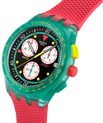 Swatch Neon Emerald Chrono SUSG409