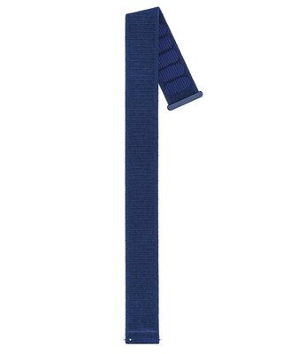 bracelet textile Hirsch Vocem L 41409080-0, bleu, Velcro, longueur L, Quick Release