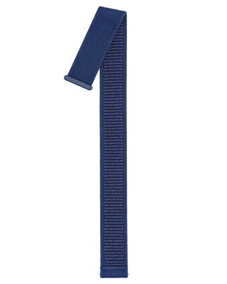 bracelet textile Hirsch Vocem L 41409080-0, bleu, Velcro, longueur L, Quick Release