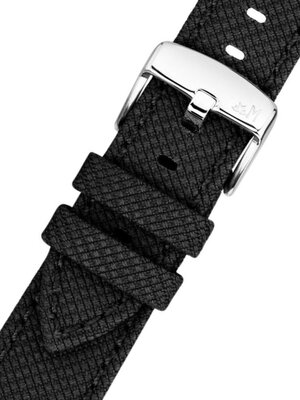 Bracelet en textile Morellato Peschici 6170E46.019 M, noir, matériau recyclé