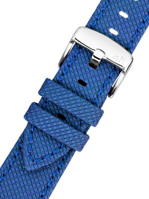 Bracelet textile Morellato Peschici 6170E46.065 M, bleu, matière recyclée