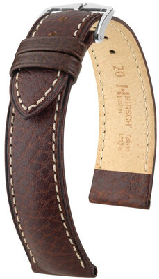 Bracelet en cuir Hirsch Boston 01302110NQ-2, brun, veau
