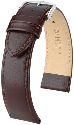 bracelet en cuir Hirsch Osiris L 03475010NQ-2, marron, veau, longueur L