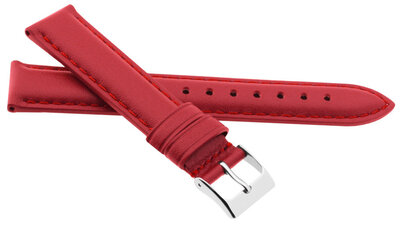 Bracelet en cuir JVD R41307 12mm, rouge