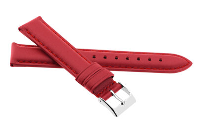 Bracelet en cuir JVD R41307 14mm, rouge