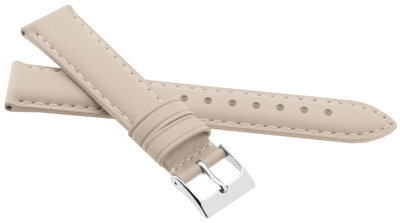Bracelet en cuir JVD R41321 16mm, beige