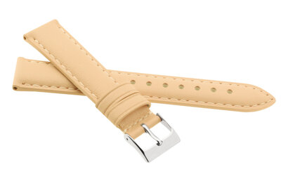 Bracelet en cuir JVD R41342 14mm, beige