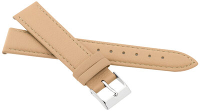 Bracelet en cuir JVD R41442 18mm, brun