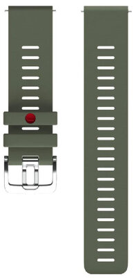 Bracelet en silicone Polar 20mm, vert, vel. M/L, Quick Release