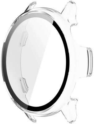 Coque de protection (pour Garmin Vívoactive 6), en plastique, transparent + verre