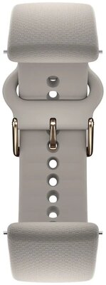 bracelet en silicone Polar 20mm avec tunnel, beige, taille S-L, Quick Release