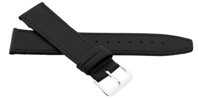 Bracelet en cuir JVD R23001, 22mm, noir