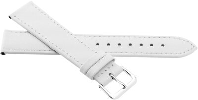 Bracelet en cuir JVD R23004 16mm, blanc