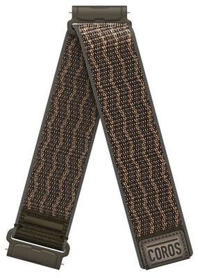 Bracelet en nylon Coros (pro Nomad), brun, Quick Release