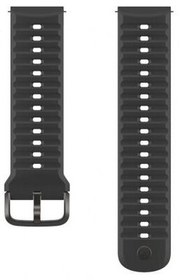 Bracelet en silicone Coros (pour Apex 4 42mm, Pace 4, Pace Pro etc.), noir V1, Quick Release