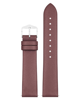 bracelet en cuir Hirsch Cashmere M 03902161-2, marron, cuir de veau, longueur M, Quick Release
