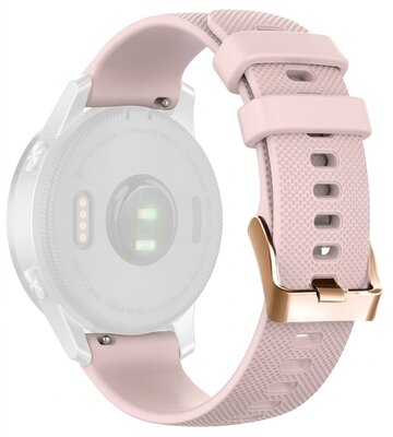 Bracelet en silicone Ricardo 18mm (pro Garmin Venu 2S/3S, Vívoactive 4S, Forerunner 265S, Venu 4 (41mm) aj.), rose V2, Quick Release