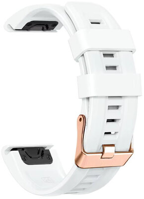 bracelet en silicone Ricardo Campiglio 20mm, White, QuickFit