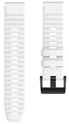 Bracelet en silicone Ricardo 26mm (pro Garmin Fenix 8/7X/6X (51mm), Tactix aj.), blanc V2, QuickFit