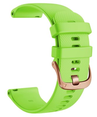 bracelet en silicone Ricardo Aprica 18mm, Green, Quick Release