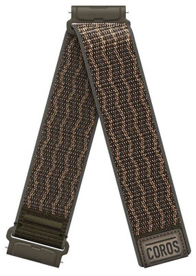 Bracelet en nylon Coros (pro Nomad), brun, Quick Release, longueur étendue
