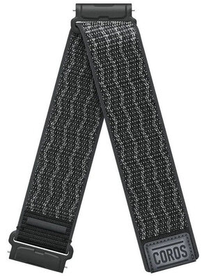 Bracelet en nylon Coros (pro Nomad), gris, Quick Release, longueur étendue