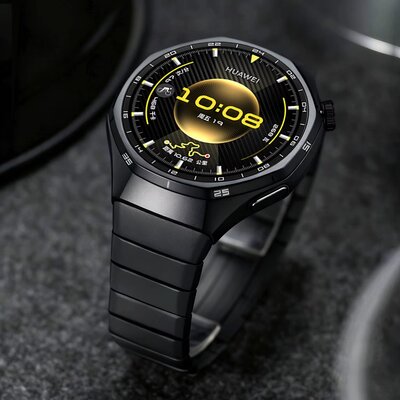 bracelet en titane Ricardo Crévacol (pour Huawei Watch GT 6 Pro), QuickFit, Black