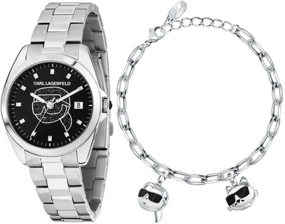 Karl Lagerfeld Round Essentials R0553101516 + bracelet