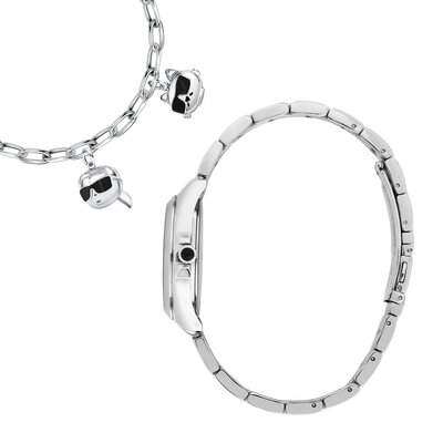 Karl Lagerfeld Round Essentials R0553101516 + bracelet
