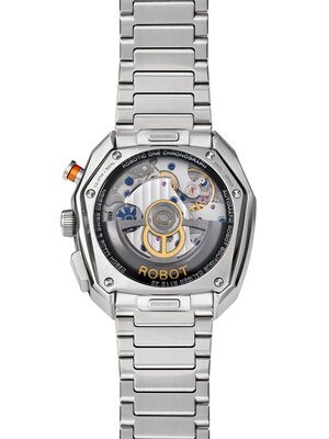 Robot Robotic One Silver 2501ST01 Automatic Chronograph (+ bracelet de rechange)