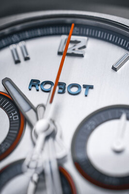 Robot Robotic One Silver 2501ST01 Automatic Chronograph (+ bracelet de rechange)