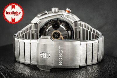 Robot Robotic One Silver 2501ST01 Automatic Chronograph (+ bracelet de rechange)