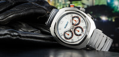 Robot Robotic One Silver 2501ST01 Automatic Chronograph (+ bracelet de rechange)