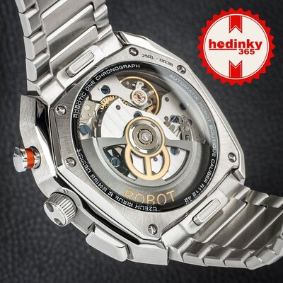 Robot Robotic One Silver 2501ST01 Automatic Chronograph (+ bracelet de rechange)
