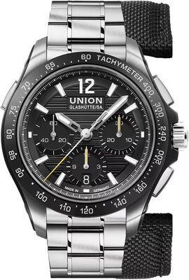 Union Glashütte Belisar Chronograph Sport D014.927.11.057.00 (+ bracelet de rechange)