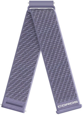 Bracelet en nylon Coros (pro Apex 4 42mm, Pace 4, Pace Pro aj.), violet, Quick Release