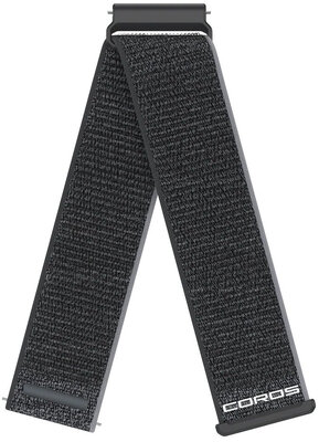 Bracelet en nylon Coros (pro Apex 4 46mm, Nomad), noir, Quick Release