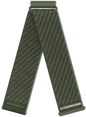 Bracelet en nylon Coros (pro Apex 4 46mm, Nomad), vert, Quick Release