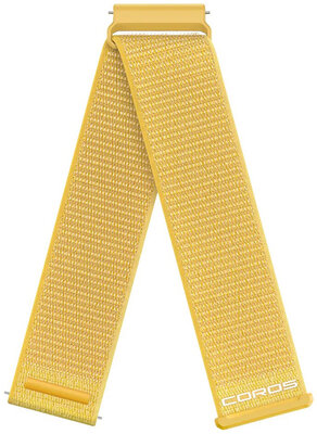 Bracelet en nylon Coros (pro Apex 4 46mm, Nomad), jaune, Quick Release