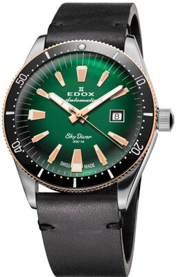 Edox SkyDiver Automatic Date 80126-357RNM-VIR Limited Edition (+ bracelet de rechange)
