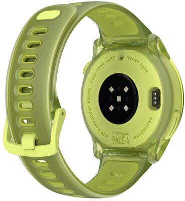 Coros Pace 4 Neon Yellow / Silicone Band