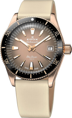 Edox SkyDiver 38 Date Automatic 80131-37rnc-vdbei (+ bracelet de rechange)