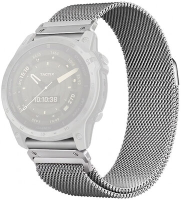 bracelet en acier inoxydable Ricardo Champoluc 20mm, Silver, QuickFit