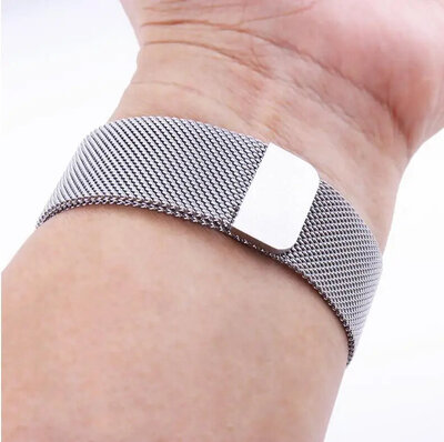 bracelet en acier inoxydable Ricardo Champoluc 20mm, Silver, QuickFit