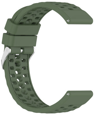 Bracelet en silicone Amazfit 20 mm (pro Active 3 Premium), Dark Green