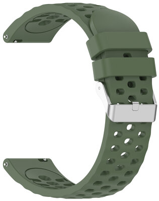 Bracelet en silicone Amazfit 20 mm (pro Active 3 Premium), Dark Green