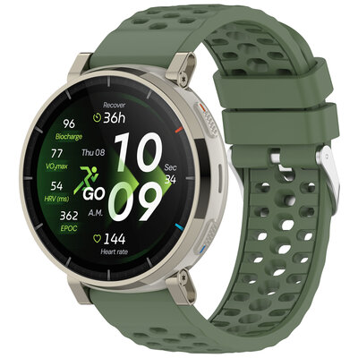Bracelet en silicone Amazfit 20 mm (pro Active 3 Premium), Dark Green