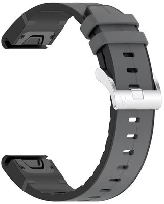 bracelet en cuir Ricardo Cogne 20mm, Gray, QuickFit